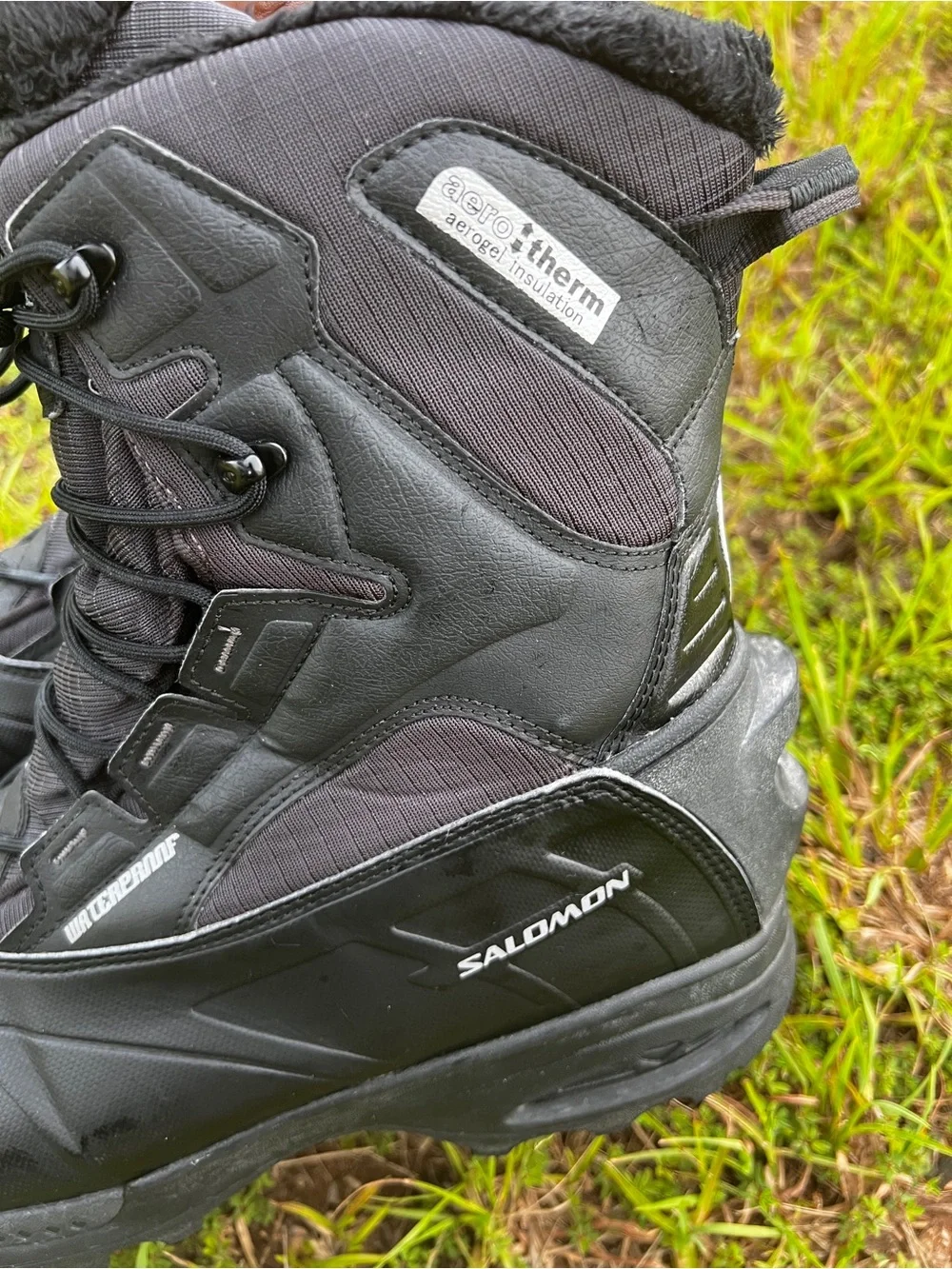 Salomon clean worn